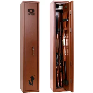 ARMERO DE SEGURIDAD SF-104 5 ARMAS LARGAS CON ESTANTE - Imagen 1